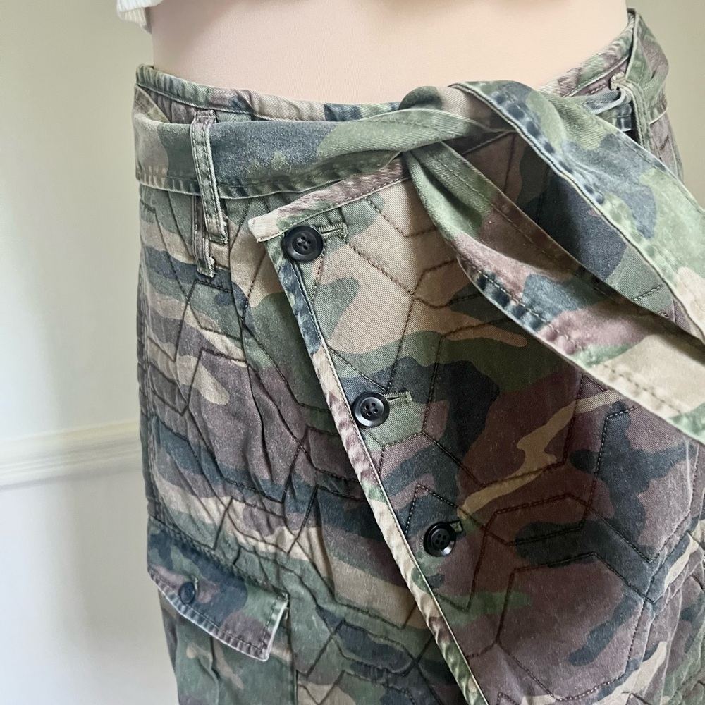 Marissa Webb Katrina Quilted Woodland Camo Mini‎ Skirt - Picture 6 of 16